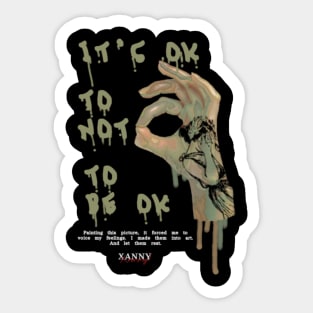 It's ok to not to be ok Sticker